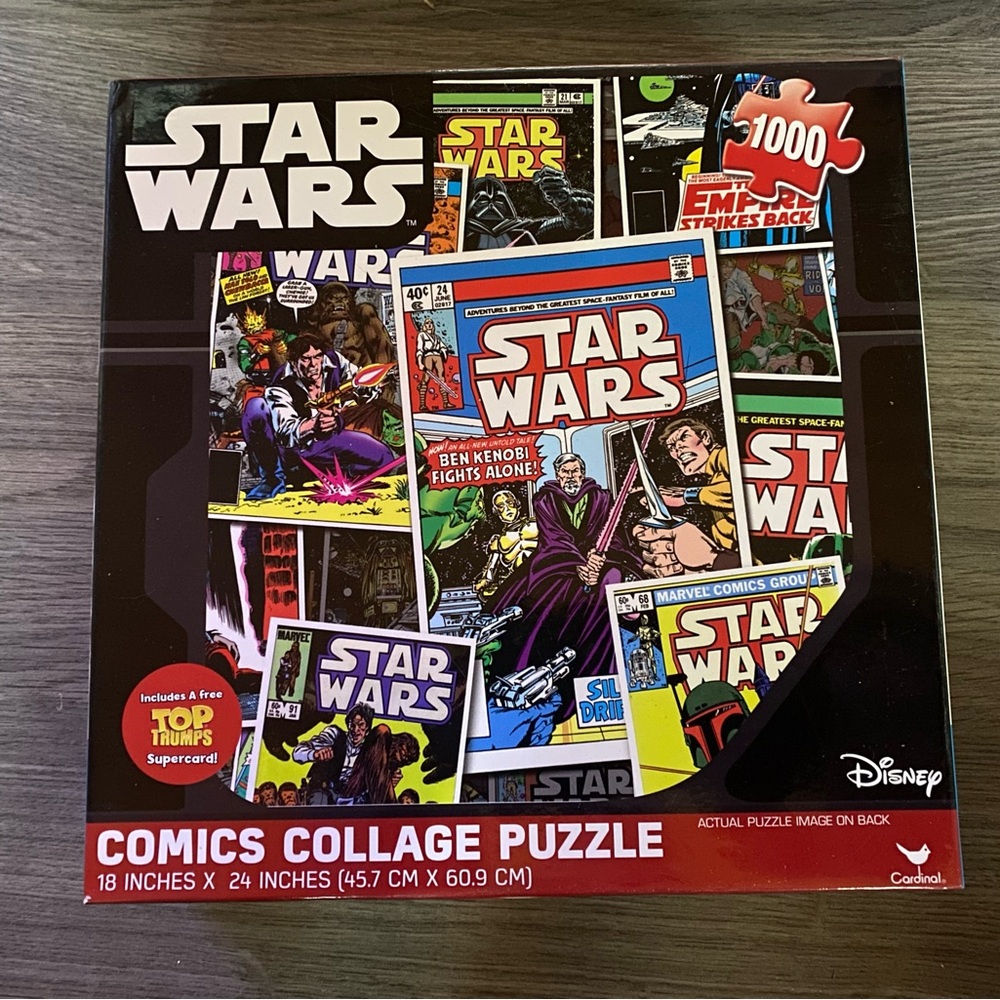 Disney Star Wars Comic Puzzle - Red and Black